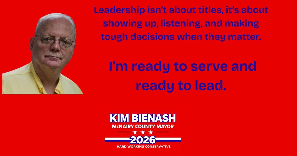 Kim Bienash – Ready to Lead campaign graphic